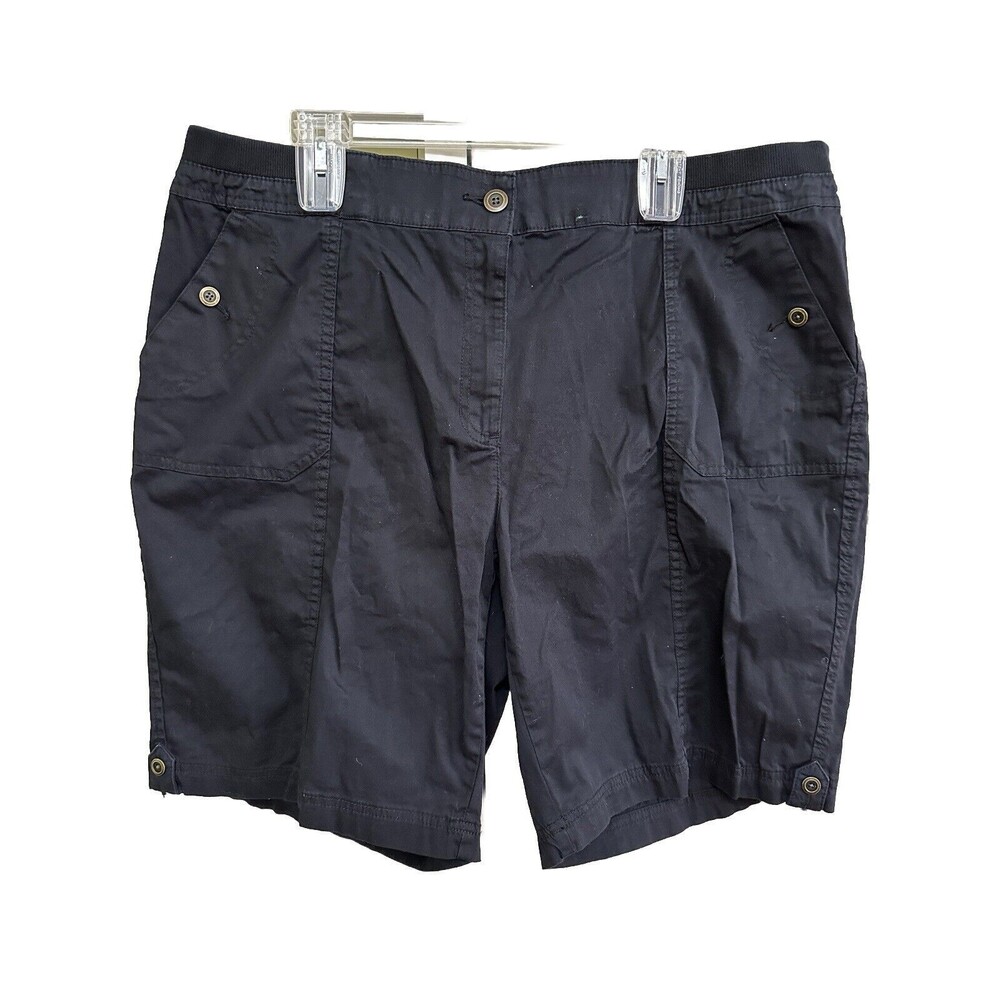 Karen Scott Black Women's Shorts